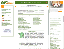 Tablet Screenshot of fr.zoo-infos.org